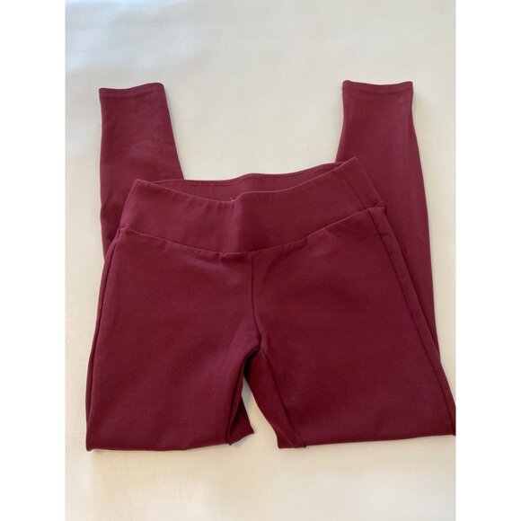 Gibson Latimer Burgundy Dress Leggings XS Rayon Blend - Picture 5 of 8